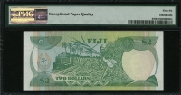 피지 Fiji 1988 2 Dollars, P87, PMG 66 EPQ 미사용
