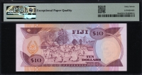 피지 Fiji 1989 10 Dollars P92a PMG 67 EPQ Superb 완전미사용