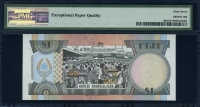 피지 Fiji 1993 1 Dollar,P89a,PMG 67 EPQ Superb 완전미사용
