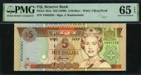 피지 Fiji 1998 5 Dollars P101a PMG 65 EPQ 완전미사용