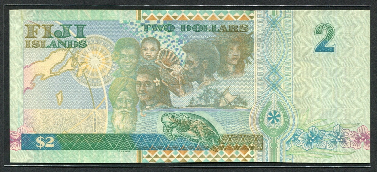 피지 Fiji 2000 2 Dollars,P102a, 미사용