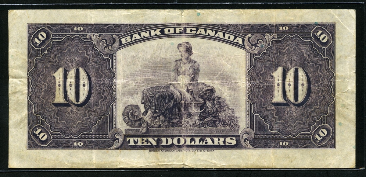 캐나다 Canada 1935 10 Dollars, P44, 미품