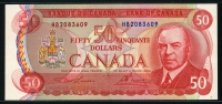 캐나다 Canada 1975 50 Dollars P90a Sign Lawson-Bouey 미사용