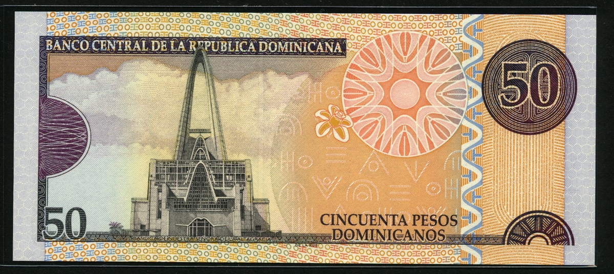 도미니카 Dominican Republic 2011 50 Pesos Dominicanos P183a 미사용