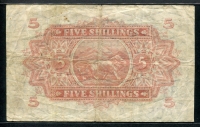 동아프리카 East Africa 1938-1942(1939) 5 Shillings,P28, 미품