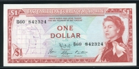 동카리브 East Caribbean States 1965 1 Dollar, P13f, 미사용
