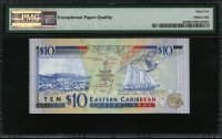 동카리브 East Caribbean States 1994 10 Dollars,P32a,PMG 65 EPQ 완전미사용