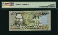 동카리브 East Caribbean States 2000 100 Dollars P41d PMG 66 EPQ 완전미사용