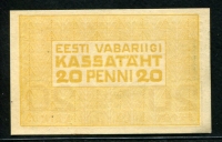 에스토니아 Estonia 1919 20 Penni,P41,미사용-