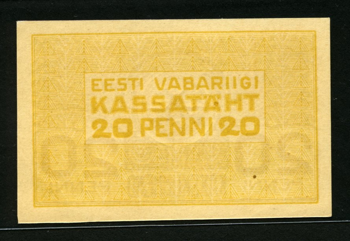 에스토니아 Estonia 1919 20 Penni,P41a, 미사용-