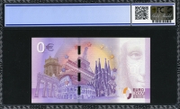 유럽 European Central Bank 2017 0 Euro Souvenir Test Note 시쇄 Beynac PCGS 68 OPQ 완전미사용 고등급