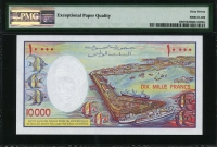 지부티 Djibouti 1984 10000 Francs P39b PMG 67 EPQ Superb 완전미사용