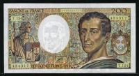 프랑스 France 1992 200 Francs P155e 준미사용