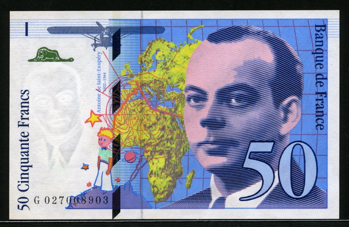 프랑스 France 1994 어린 왕자 50 Francs, P157Aab, 미사용+
