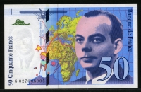 프랑스 France 1997 어린왕자 50 Francs, P157d, 미사용