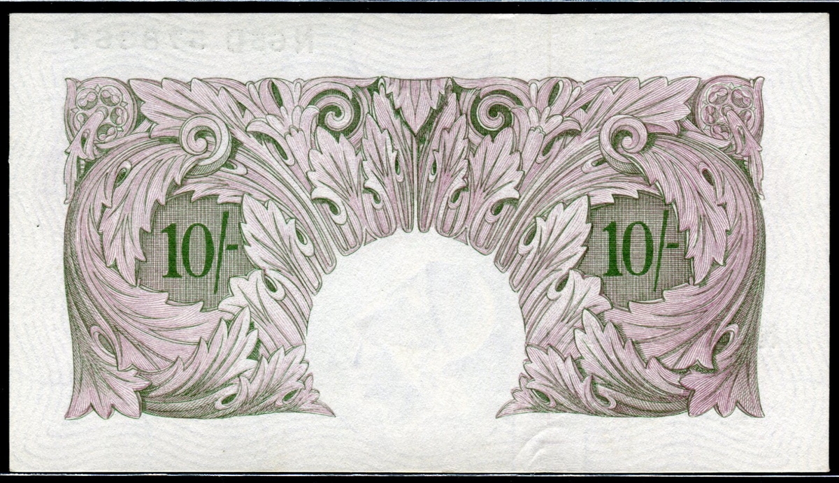 영국 Great Britain 1940-1948, 10 Shillings, P366, 미사용