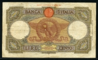 이탈리아 Italy 1938 100 Lire P55b, 미품