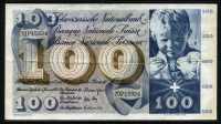 스위스 Switzerland 1970 100 Franken P49l 미품