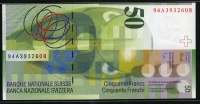 스위스 Switzerland 1994 50 Franken P68a 미사용