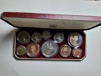 영국 1953년 Royal Mint 10 Coin Set (변색)