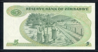 짐바브웨 Zimbabwe 1994 5 Dollars,P2d,미사용+