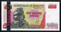 짐바브웨 Zimbabwe 2001 500 Dollars, P10, 미사용