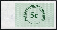 짐바브웨 Zimbabwe 2006-2007 5 Cents, P34 미사용+