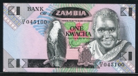 잠비아 Zambia 1980-1988 1 Kwacha,P23a,미사용