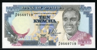 잠비아 Zambia 1989-1991 10 Kwacha,P31a, 미사용