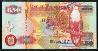 잠비아 Zambia 2007 50 Kwacha, P37f, 미사용