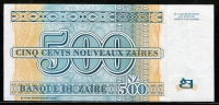 자이르 Zaire 1995 500 Nouveaux Zaires,P65, 미사용
