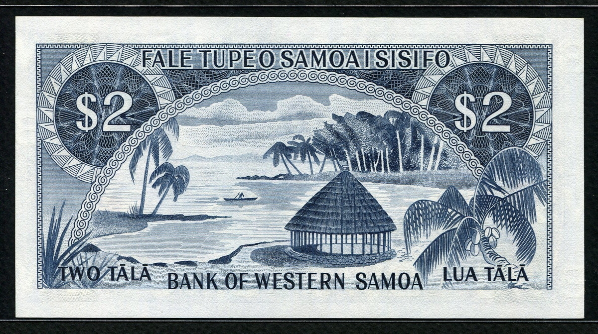 서 사모아 Western Samoa 1967 2Tala, P17a, Sign 1, 미사용