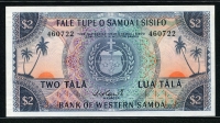 서 사모아 Western Samoa 1967 2Tala, P17a, Sign 1, 미사용