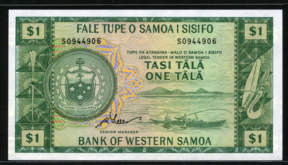 서 사모아 Western Samoa 2020 1 Tala P16drp, 미사용