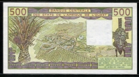 서아프리카 West African States 1987 500 Francs, P106Ak, 미사용
