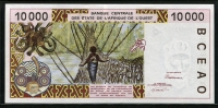 서아프리카 West African States 1992 10000 Francs, P114Aa 미사용