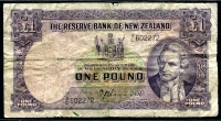 뉴질랜드 New Zealand 1940-1955 1 Pound P159a 보품