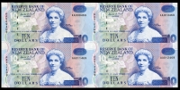 뉴질랜드 New Zealand 1992-1997 10 Dollars P178d 4장 연결권 미사용