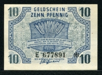 독일 Germany 1947 Rheinland-Pfalz,Fractional Currentcy 10 Pfennig, S1005, 미사용