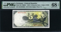 독일 Germany Federal Republic 1948 5 Deutsche Mark PMG 68 EPQ 퍼펙트 완전미사용 최고등급