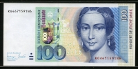 독일 Germany Federal Republic 1996 100 Deutsche Mark,P46, 미사용