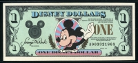 미국 1991 $1 디즈니 달러, DIS24, 디즈니 월드-미키 미사용