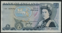 영국 Great Britain 1973-1980 5 Pounds,P378b, 미사용(-)
