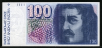 스위스 Switzerland 1992 100 Franken,P57l, 미사용