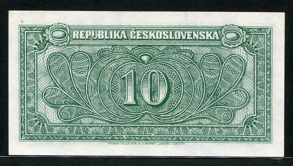체코슬로바키아 Czechoslovakia 1950,10 Korun,P69a,천공없음, 미사용