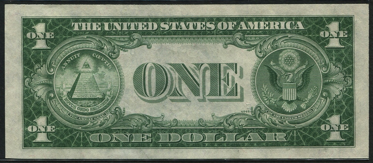 미국 1935년 D 1달러 블루실,미사용