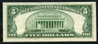 미국 1953년 A 5달러 블루실 미사용-