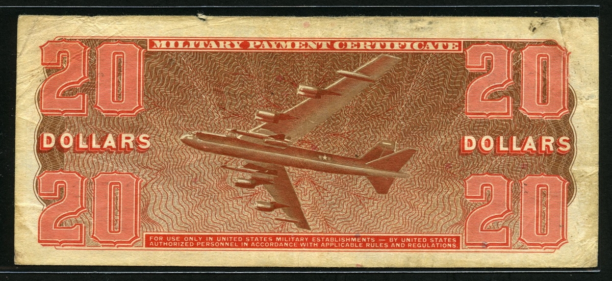 미국 1969년 Series 681 $20 S918-1,M82, VF-