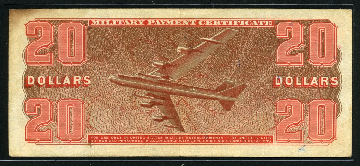 미국 1969년 Series 681 $20 S918-1,M82,미품