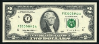 미국 1995년 행운의 2달러 미사용